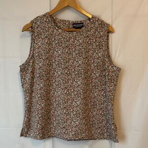 Notations XL Women's Patterned Sleeveless Blouse